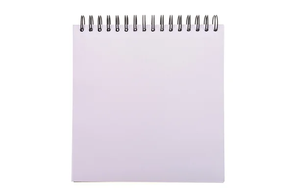 Cuaderno vacío en blanco — Foto de Stock