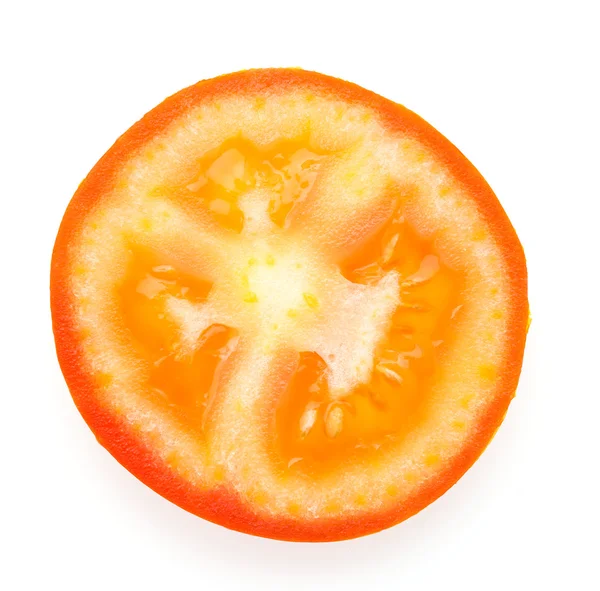 Tomate isolado em branco — Fotografia de Stock