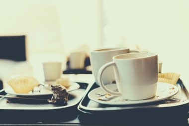 Boş kahve bardağı