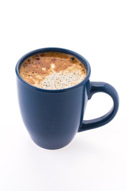 Kahve fincanı beyaz arka planda izole