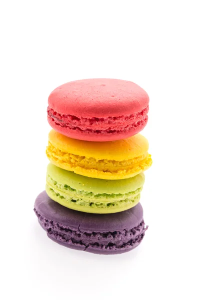 Macaron isolato su bianco — Foto Stock