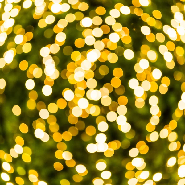 Bokeh de Natal de ouro — Fotografia de Stock