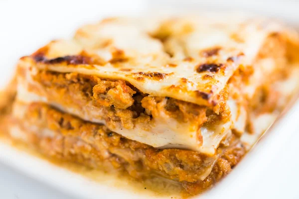 Italienska fläsk lasagne — Stockfoto