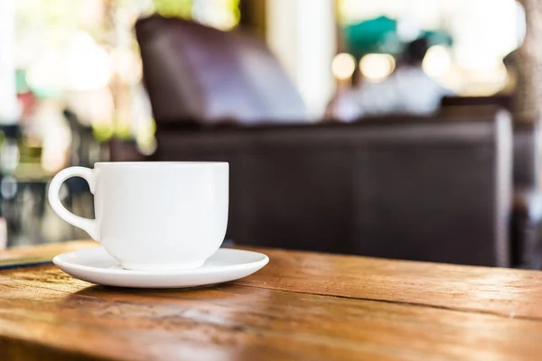 Taza de café blanco —  Fotos de Stock