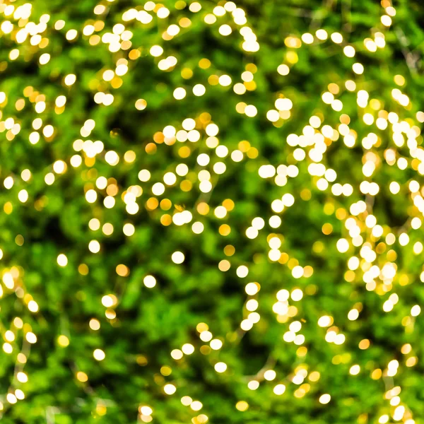 Vánoční zlaté bokeh — Stock fotografie