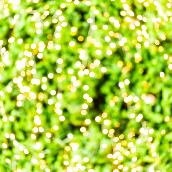 Bokeh de Natal Ouro — Fotografia de Stock