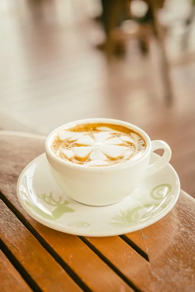 Latte coffee cup — Stock Photo, Image