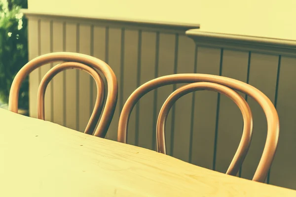Chairs in coffee shop — Stock Photo, Image