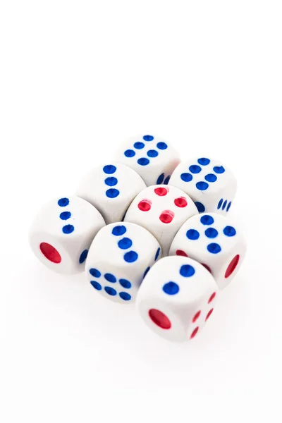 Diverse dice kuber — Stockfoto