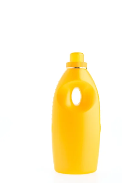 孤立的织物柔软剂瓶 — 图库照片