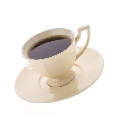 beyaz kahve fincanı