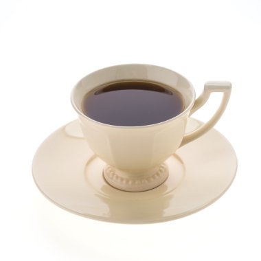beyaz kahve fincanı
