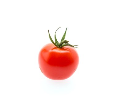 Domates beyazda izole.