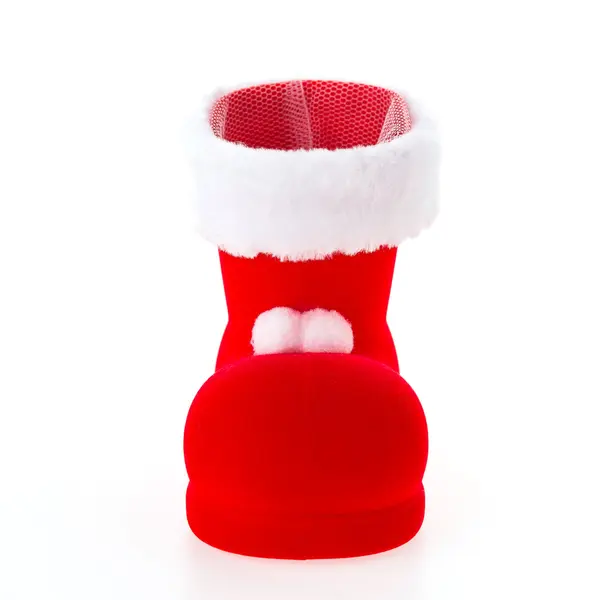 Christmas boot decoration — Stock Photo, Image