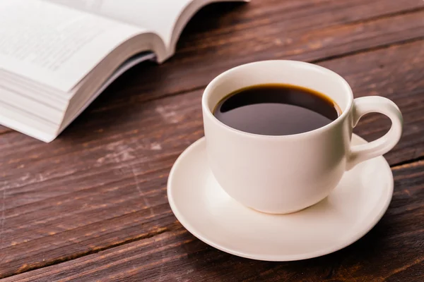 Planner en koffie beker — Stockfoto