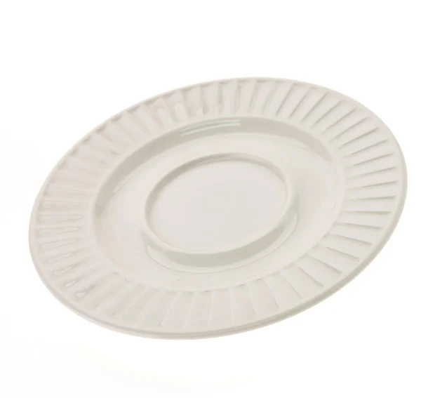 Dish plate isolated — Stock Photo, Image