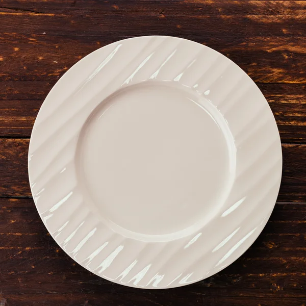 Piatto piatto vuoto — Foto Stock