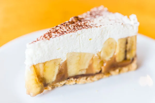 Banoffee sütemény — Stock Fotó