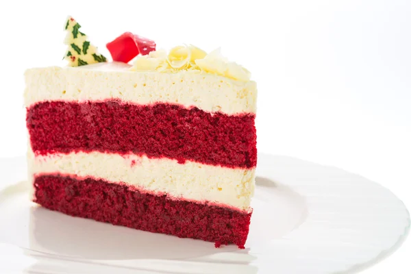 Red velvet ciastka — Zdjęcie stockowe