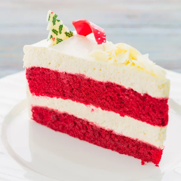 Red velvet ciastka — Zdjęcie stockowe
