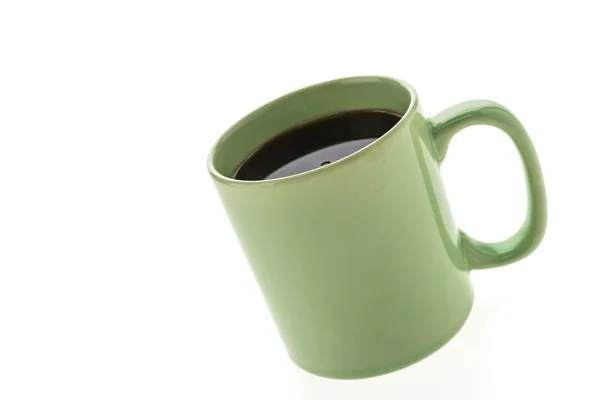 Groene koffiekop — Stockfoto