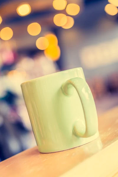 咖啡店里的咖啡杯 — 图库照片