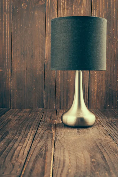 En svart lampa — Stockfoto