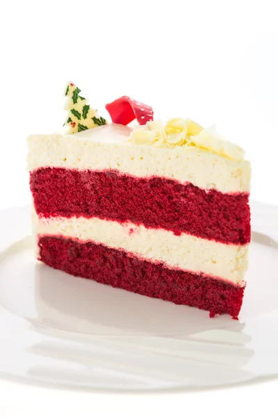 Red velvet ciastka — Zdjęcie stockowe