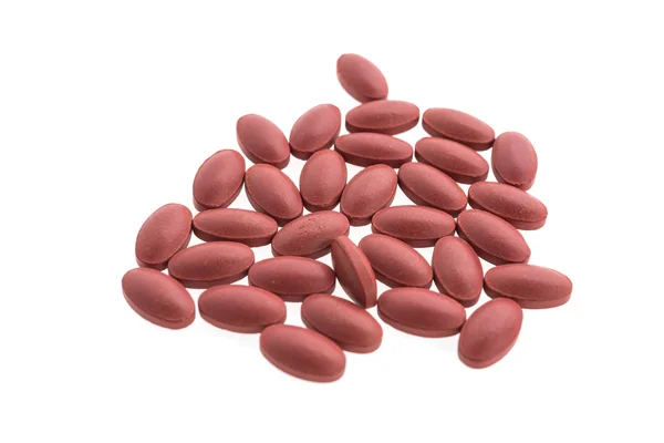 Pile of tablet pills — Stock Photo, Image