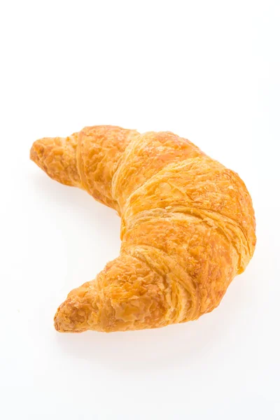 Croissant isolado no fundo branco — Fotografia de Stock