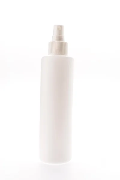 Garrafa cosmética de plástico — Fotografia de Stock