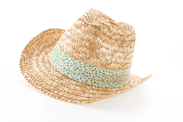 Sombrero de paja de verano — Foto de Stock