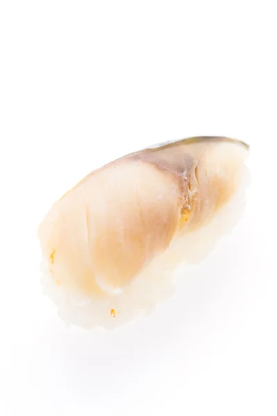 Saba sushi isolé sur blanc — Photo