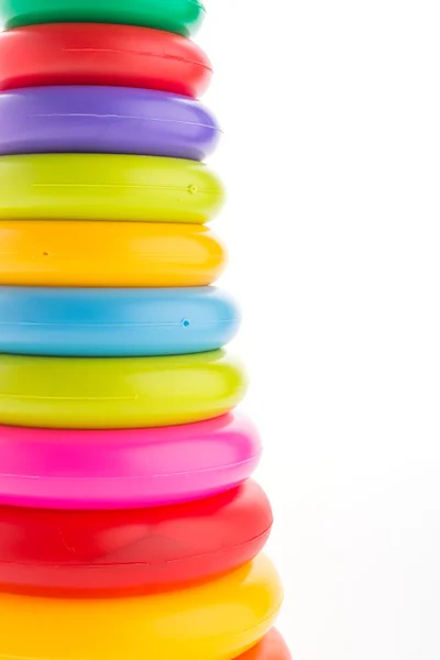 Colorful toy tower — Stock Photo, Image