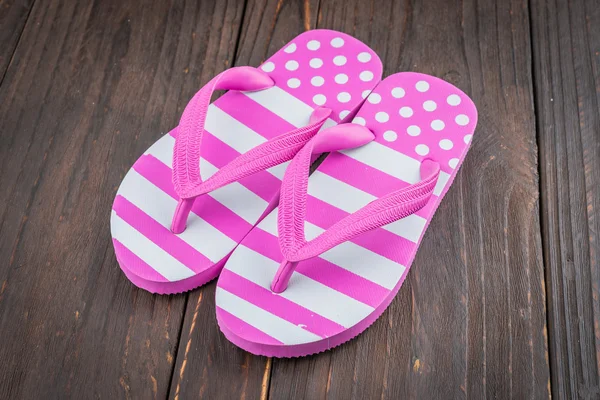 Kleurrijke zomers Slipper — Stockfoto