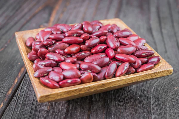 プレート上の赤豆 — ストック写真