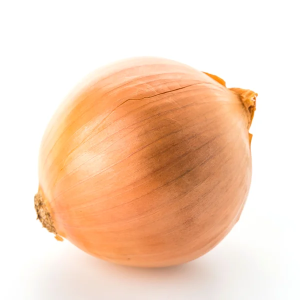 Unpeeled brown onion — Stock Photo, Image
