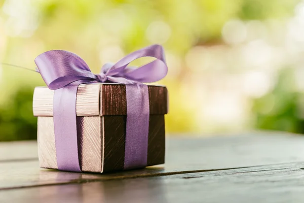 Purple gift box