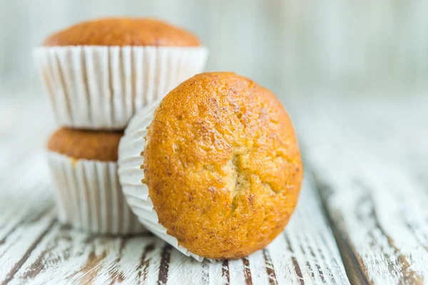 Banana muffin cake — Stock Photo, Image