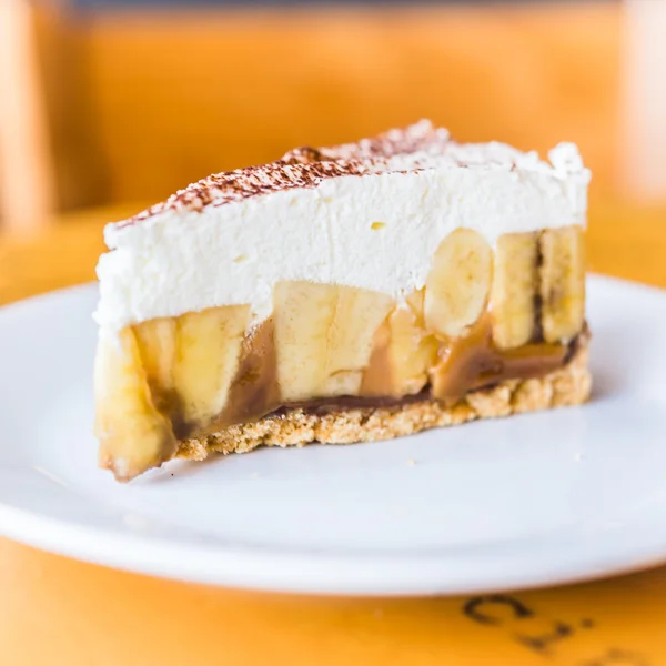 Banoffee pie cake — Stock Photo, Image