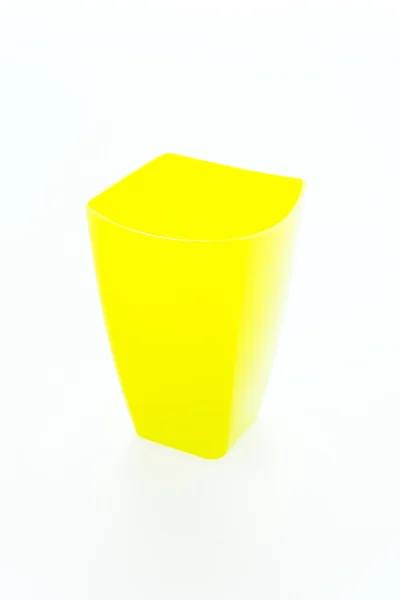 Színes műanyag pohár — Stock Fotó