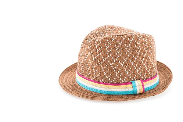 Sombrero de paja marrón — Foto de Stock