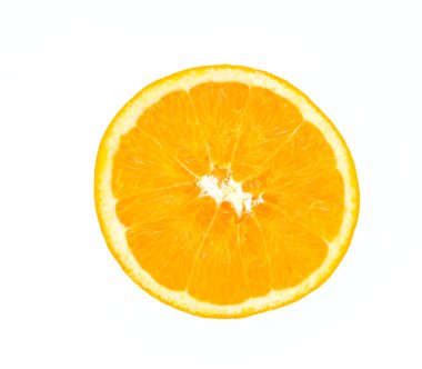 Fresh orange slice clipart