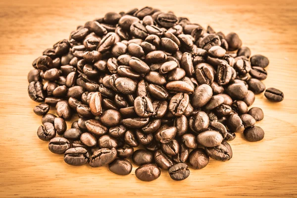 Hromada kávových zrn — Stock fotografie