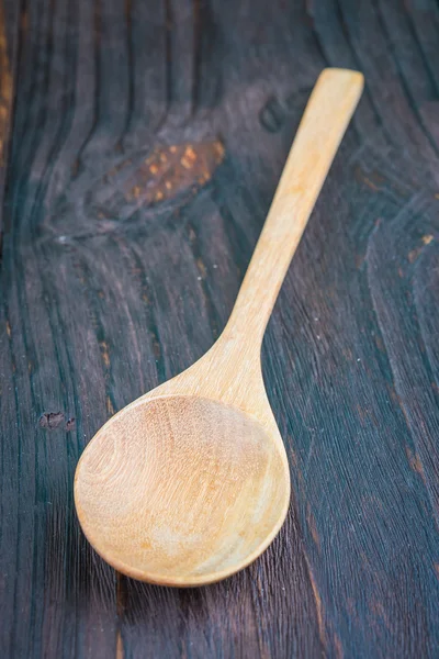 Lekka drewniana łyżka — Zdjęcie stockowe
