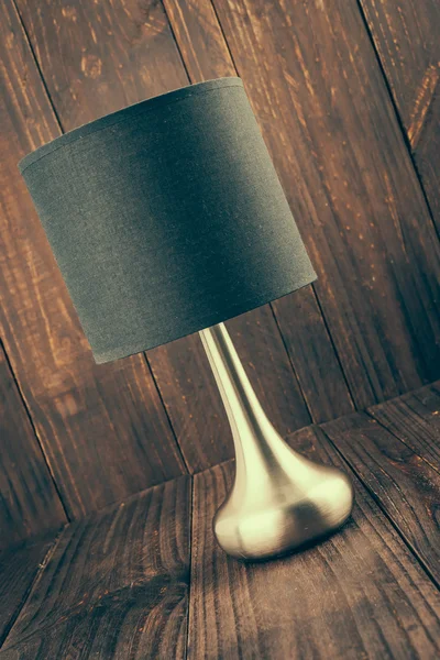 Zwarte stijlvolle lamp — Stockfoto