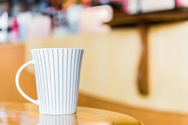 Koffiekopje in café — Stockfoto