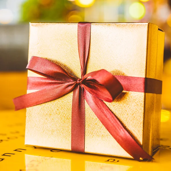 Noel hediyesi kutusu — Stok fotoğraf