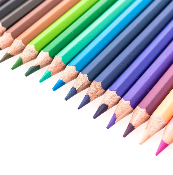 Kolorowe ołówki ostry — Zdjęcie stockowe
