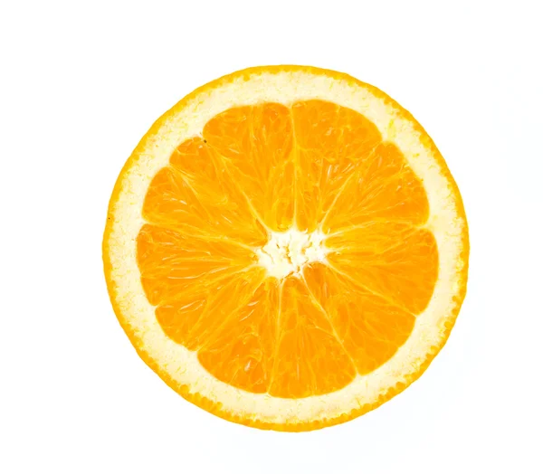 Naranja aislado sobre blanco —  Fotos de Stock